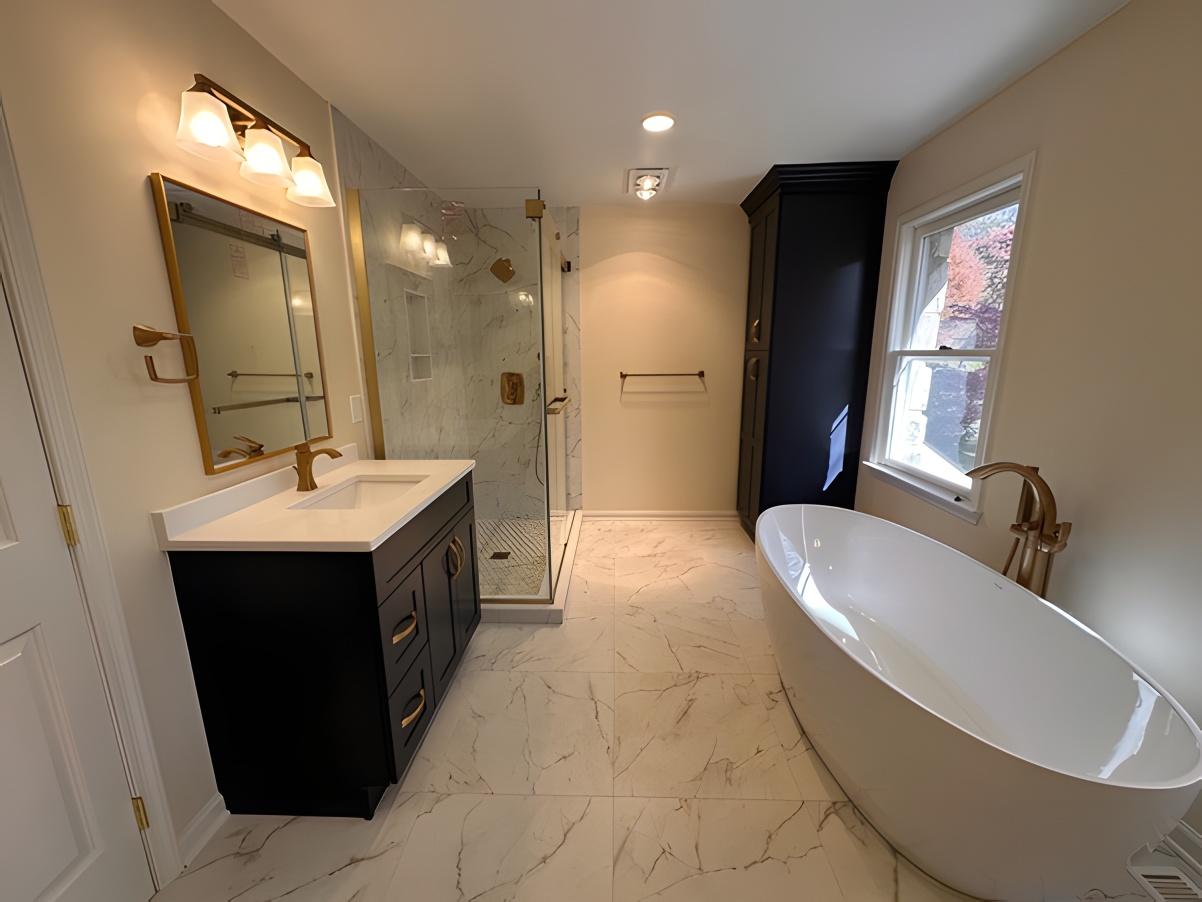 Three Fox Master Bathroom