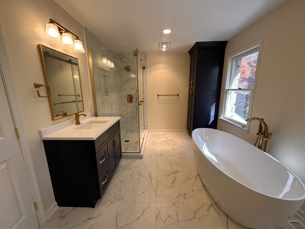 Three Fox Master Bathroom